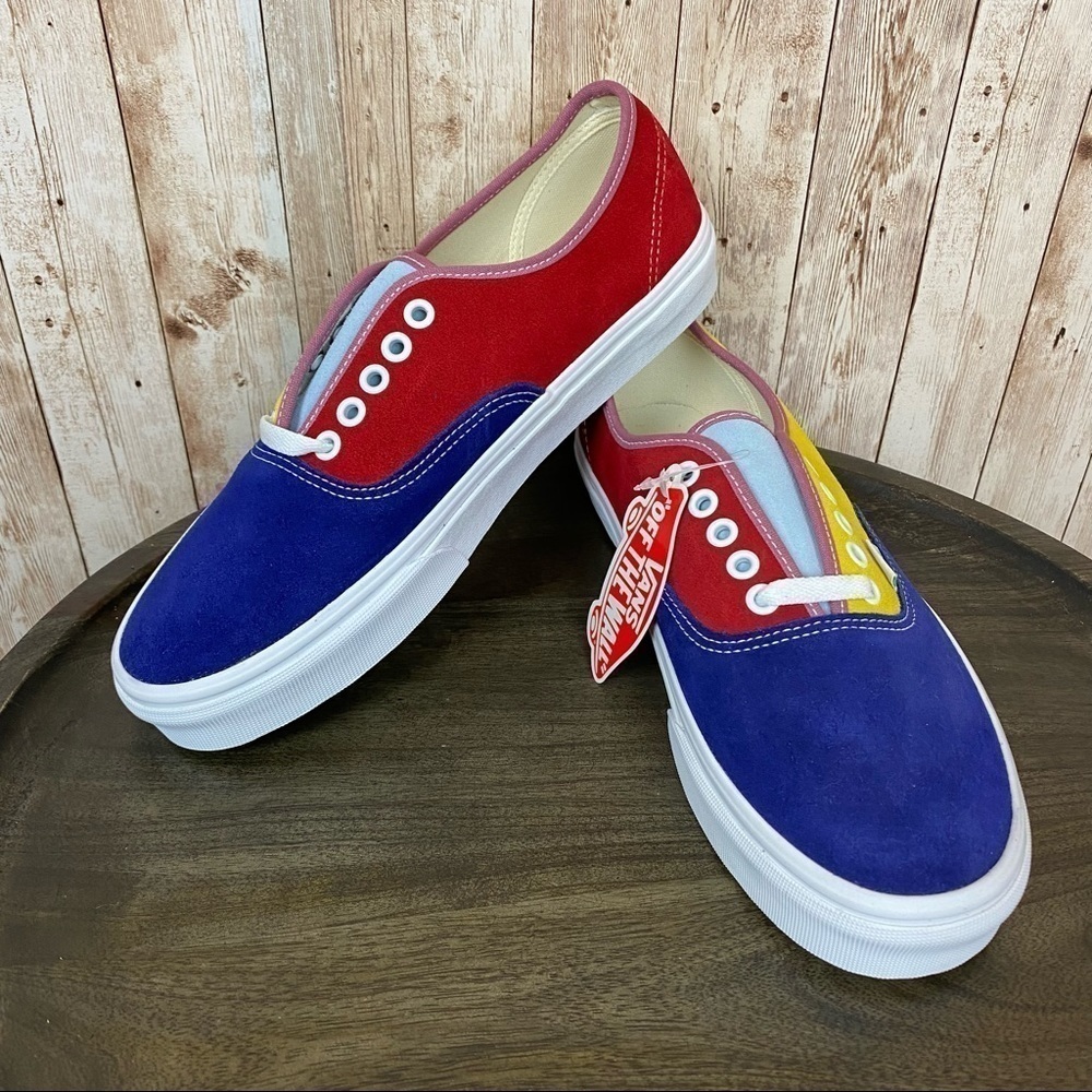 Vans Authentic Sunshine Multi/True White Sneakers Size 9.5 Men